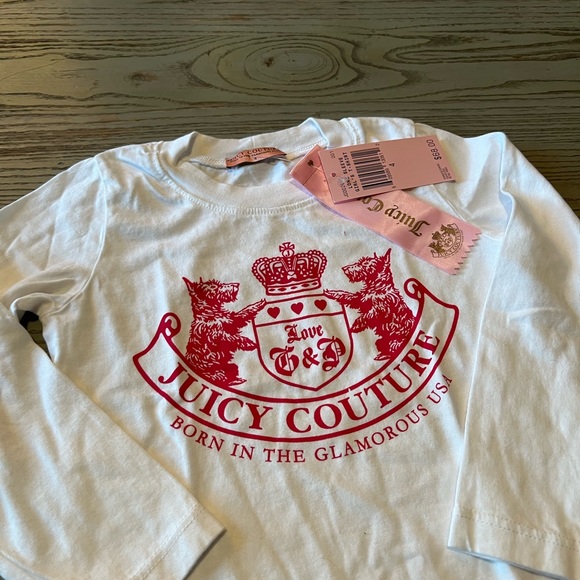 LAST PRICE🍒🤍 JUICY COUTURE long sleeve girl t-shirt - Picture 5 of 12